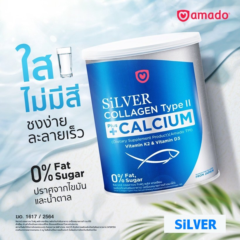 Silver Collagen Type2 ที่ดีที่สุด ของอมาโด้